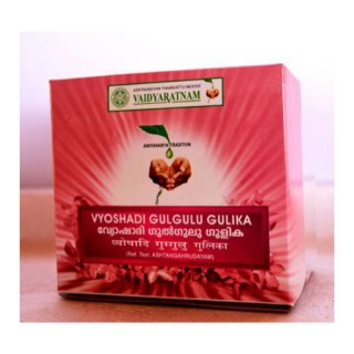 Vaidyaratnam Ayurvedic, Vyoshadi Gulgulu Gulika 100 Tablets